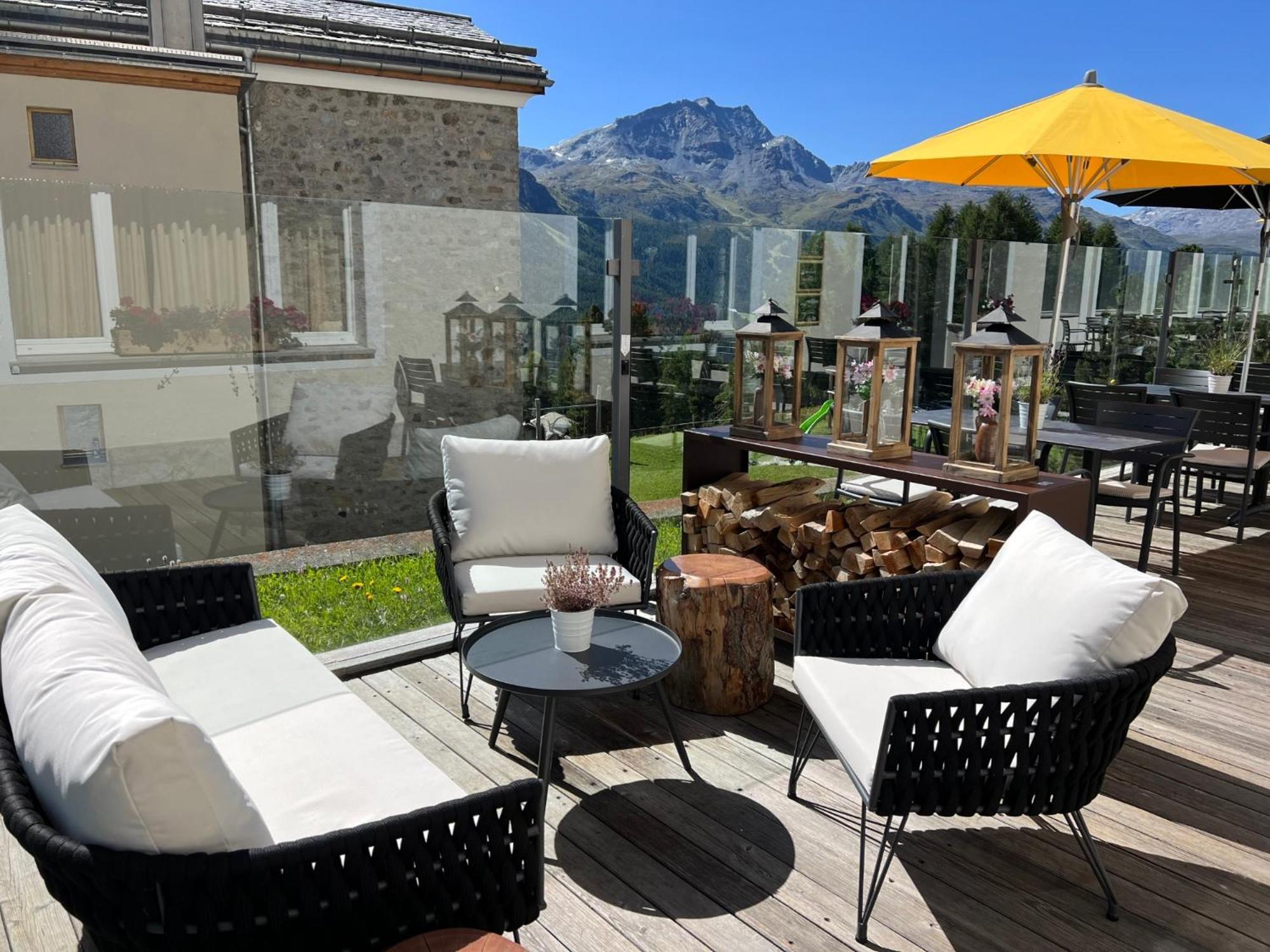 Berghotel Randolins St. Moritz Exterior foto